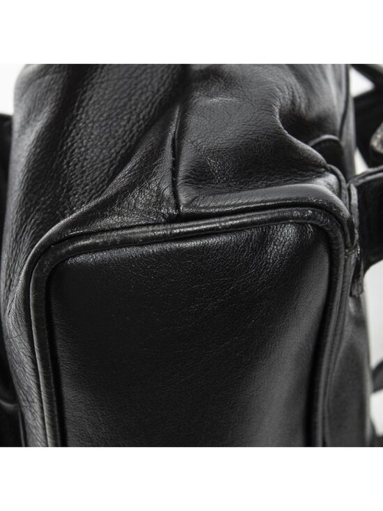 Gucci Mini Bamboo Backpack Black Greinca Lambskin Leather main image 7